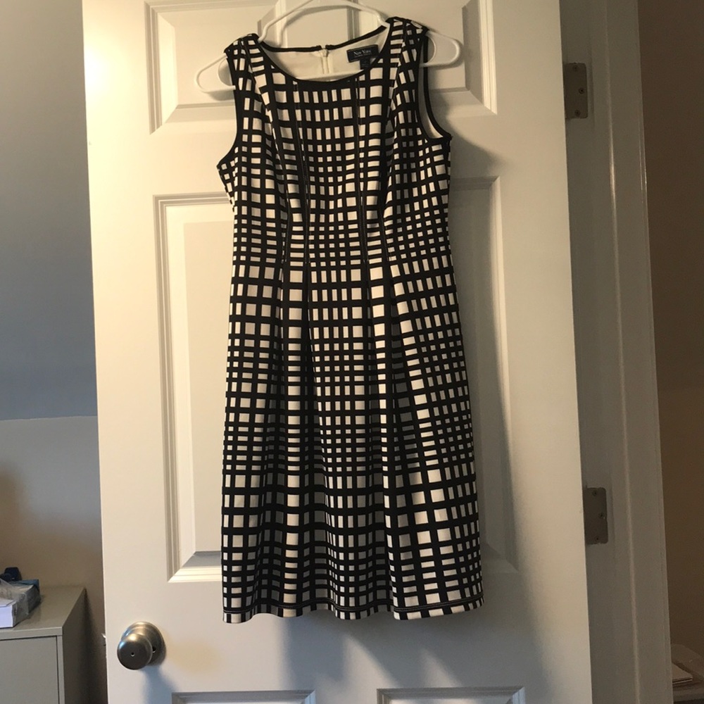 Black and white dress
